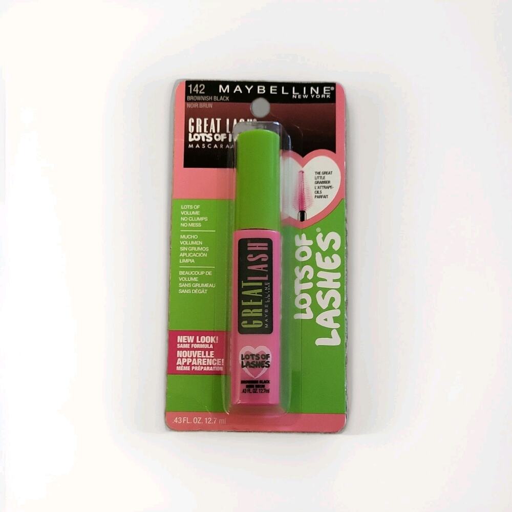 Maybelline Great Lash Mascara 142 Brownish Black 0.43oz/12.7ml NIP